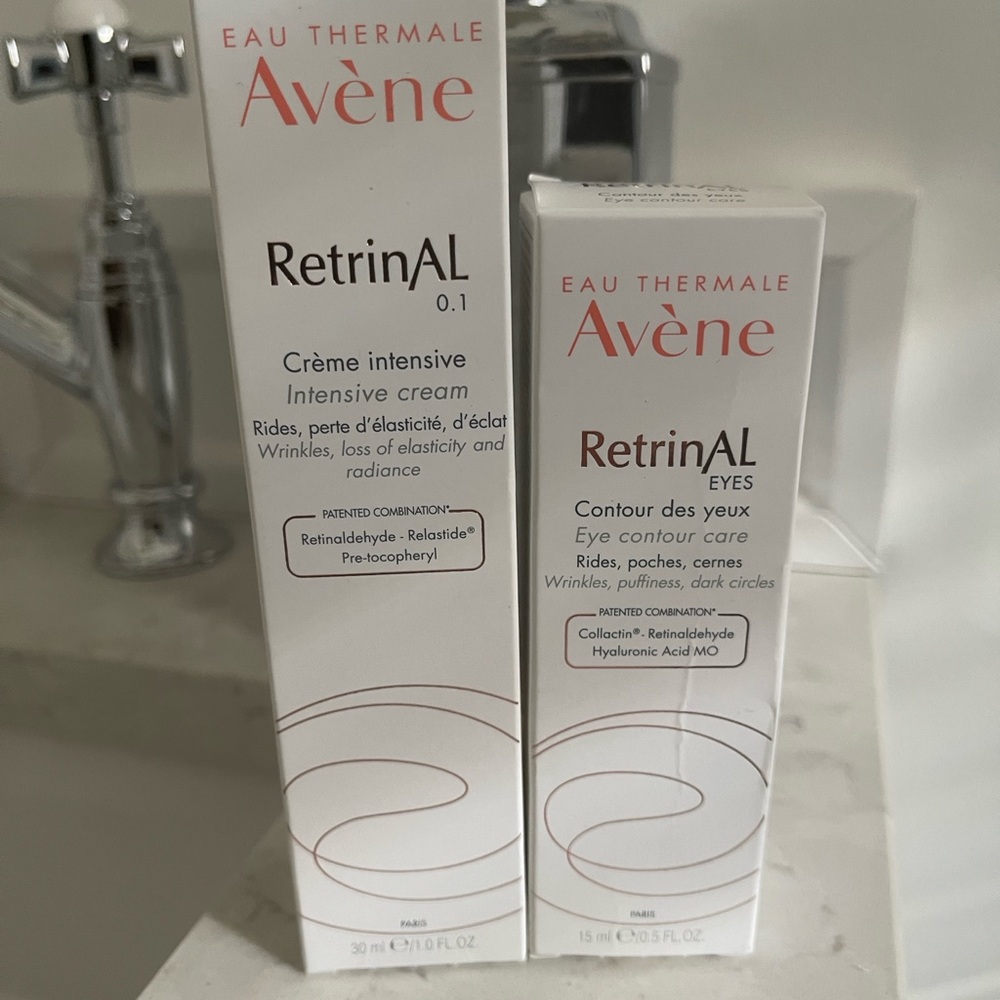 Avène RetrinAL Intensive Cream and Eye Contour Care New in unopened packaging.